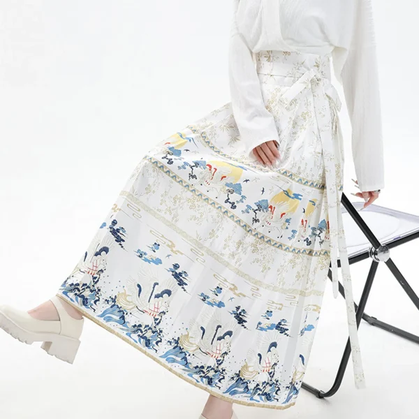 Kf S692e890bb10e491297cd8d69e529915bu Original Hanfu Skirt Chinese Style Costume Mamianqun Ming Dynasty Weaving Gold Horse Face Skirt Chinese Dress Original Hanfu Skirt Chinese Style Costume Mamianqun Ming Dynasty Weaving Gold Horse Face Skirt Chinese Dress Vest Skirt