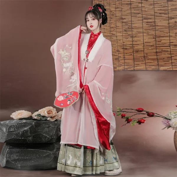 Kf S6ac39f9e7db6431689c06f8076047a479 Embroidered Print Flower Oriental Clothing Chinese Traditional Hanfu Ming Dynasty Style Horse Face Skirt Fairy Cosplay Embroidered Print Flower Oriental Clothing Chinese Traditional Hanfu Ming Dynasty Style Horse Face Skirt Fairy Cosplay Costumes