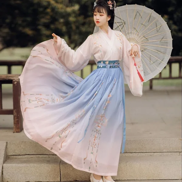 Kf S6d2a16ca114b4eac9db3dc34d968f9080 Chinese Style Hanfu Dress Women Traditional Elegant Floral Embroidery Princess Dresses Oriental Fairy Cosplay Stage Dance Chinese Style Hanfu Dress Women Traditional Elegant Floral Embroidery Princess Dresses Oriental Fairy Cosplay Stage Dance Robe