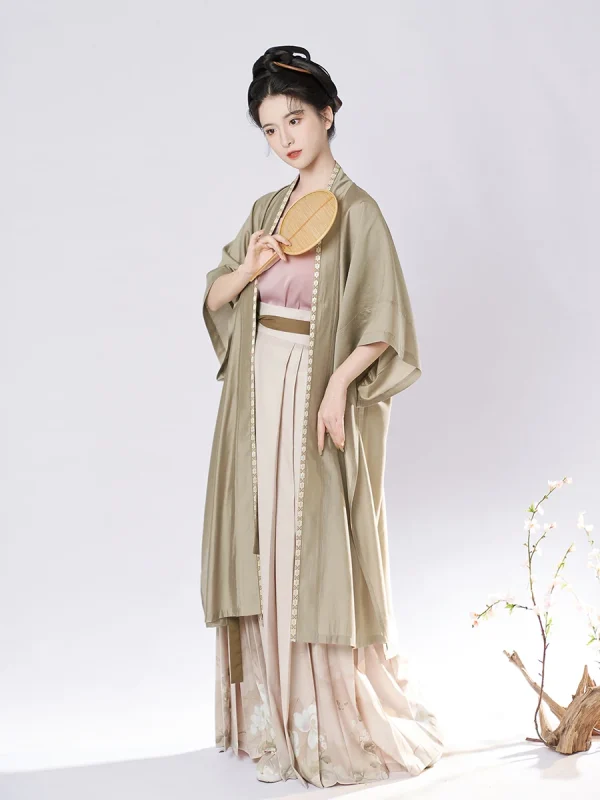 Kf S6d3f5de53949408b97f636006d813614m Original Hanfu Dress Song Changgan Temple Three Piece Set Improved Song Mo Classical Chinese Painting Pleated Original Hanfu Dress Song Changgan Temple Three-piece Set Improved Song Mo Classical Chinese Painting Pleated Skirt