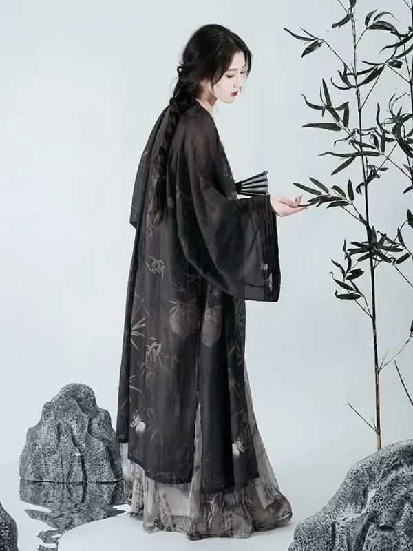 Kf S783742916df6428fbef180a339924911m 4xl Hanfu Dress Women Chinese Song Dynasty Modern Style Hanfu Oversized Cosplay Costume Summer Black Hanfu 4XL Hanfu Dress Women Chinese Song Dynasty Modern Style Hanfu Oversized Cosplay Costume Summer Black Hanfu Sets Plus Size 3XL