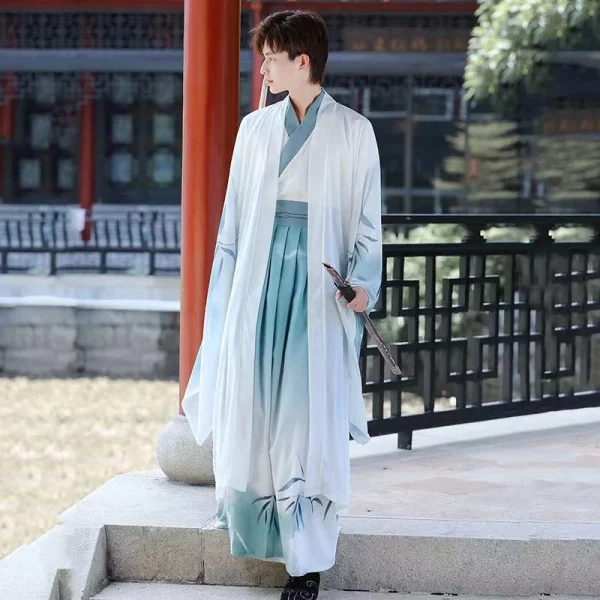 Kf S7845493b16664234a769e69fbecd232bb Bamboo Hanfu Traditional Chinese Clothing Men S Cross Collar Immortal Costume Vintage Cosplay Stage Show Ru Bamboo Hanfu Traditional Chinese Clothing Men's Cross Collar Immortal Costume Vintage Cosplay Stage Show Ru Skirt Hanfu Dress