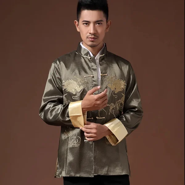 Kf S79e7c13e7be947938fd2b2a48a789163i Men Embroidered Tops Chinese Traditional Phoenix Printed Clothes Dragon Tang Suit Clothing Long Sleeve Festival New Men Embroidered Tops Chinese Traditional Phoenix Printed Clothes Dragon Tang Suit Clothing Long Sleeve Festival New Year Jacket