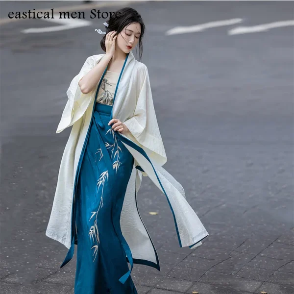 Kf S7a201f0b430a43a090eb3b2f62030e08e New Chinese Style Hanfu Suit Women Kimono Robe Song Dynasty Costumes Sexy Embroidery Bamboo Clothes Costume New Chinese Style Hanfu Suit Women Kimono Robe Song Dynasty Costumes Sexy Embroidery Bamboo Clothes Costume Elegant Cheongsam