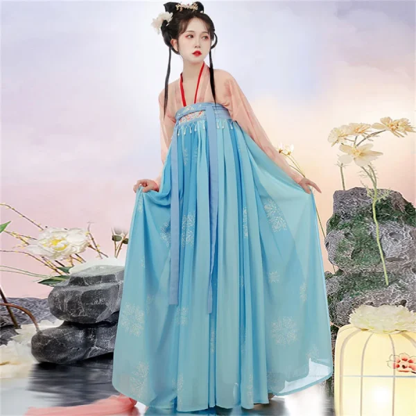 Kf S7e995b1f909d437e8e1672278891d16ey Women Chinese Traditional National Hanfu Folk Fairy Dance Costume Clothing Lady Oriental Song Dynasty Daily Cosplay Women Chinese Traditional National Hanfu Folk Fairy Dance Costume Clothing Lady Oriental Song Dynasty Daily Cosplay Clothing