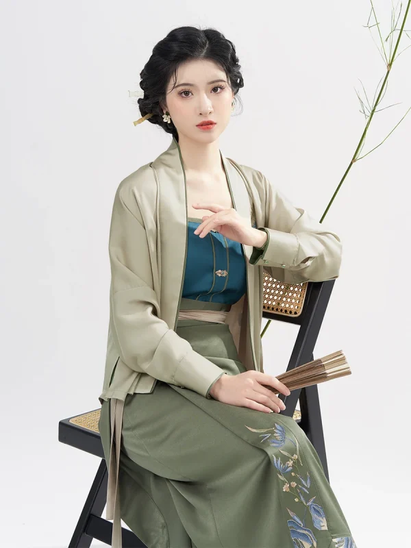 Kf S848d91044f3c474d8199b5a0254eb70eg 2023 新款预售中国风汉服 宋服 汉服 刺绣设计 汉服服饰 新款预售中国风汉服 宋服 汉服 刺绣设计 汉服服饰