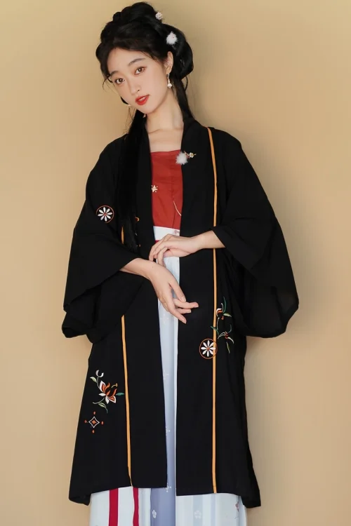 Kf S86335260378a4bf3be14c7aade3c6358n Hanfu Song Dynasty Changgan Temple Straight Collar Cardigan Cotton Modal Daily Embroidery Spot Hanfu Costume Hanfu Song Dynasty Changgan Temple Straight-collar Cardigan Cotton Modal Daily Embroidery Spot Hanfu Costume