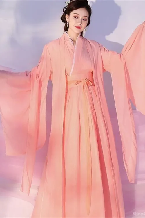 Kf S86cda09ce156456f85934f5b238d9caec New Elegant Pink Casual Chinese Traditional Hanfu Dress For Women Cosplay Ancient Chinese Costume Song Dynasty New Elegant Pink Casual Chinese Traditional Hanfu Dress for Women Cosplay Ancient Chinese Costume Song Dynasty Clothes