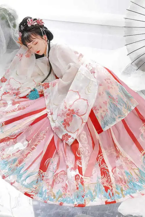 Kf S8b105a4137e347b49d26a9bc1c397daeb Chinese Style Hanfu Ming Dynasty Dress Women Traditional Embroidery Princess Dresses Oriental Fairy Cosplay Stage Dance Chinese Style Hanfu Ming Dynasty Dress Women Traditional Embroidery Princess Dresses Oriental Fairy Cosplay Stage Dance Robe