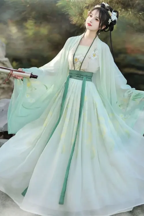 Kf S8b260df289ed4b2abb7ce69d263f314cp Hanfu Women Chinese Traditional Embroidery Stage Dance Dress Female Fairy Cosplay Costume Hanfu Gradient Blue Green Hanfu Women Chinese Traditional Embroidery Stage Dance Dress Female Fairy Cosplay Costume Hanfu Gradient Blue&Green For Women