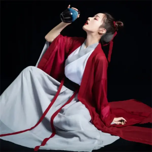 Kf S8d8df9adb5c4476db799a91fab8e979ec Chinese Hanfu Women Traditional Dress Red Chinese Swordsman Costume Men Weijin Dynasty Wide Sleeve Ancient Style Chinese Hanfu Women Traditional Dress Red Chinese Swordsman Costume Men Weijin Dynasty Wide Sleeve Ancient Style Cosplay Party