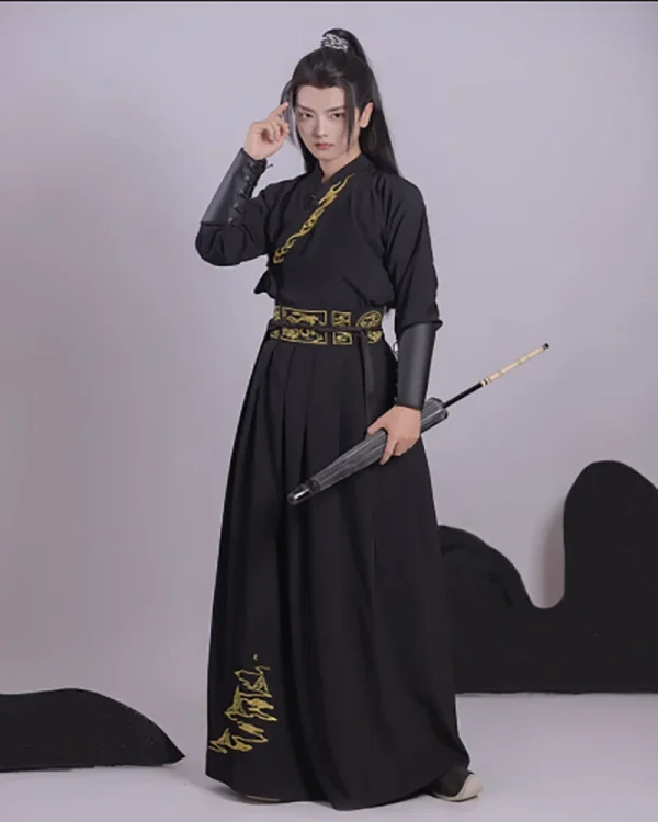 Kf S8e9eee0abfcb42cc8ab7107bebbf5b11m Hanfu Men Chinese Traditional Cosplay Costume Ancient Hanfu Sets Male Halloween Cos Costume Hanfu Black 3pcs Hanfu Men Chinese Traditional Cosplay Costume Ancient Hanfu Sets Male Halloween Cos Costume Hanfu Black 3pcs Sets Plus Size 2XL