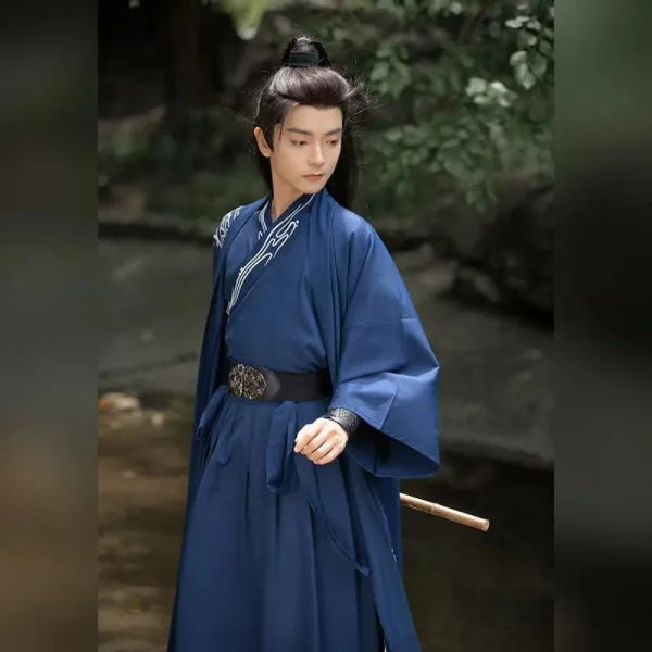 Kf S9032ae8d311e42cc98f96a76119cf80ac Hanfu Song Dynasty Outfits Men Black Blue Hanfu Men S Chinese Traditional Chinese Traditional Clothes For Hanfu Song Dynasty Outfits Men Black Blue Hanfu Men's Chinese Traditional Chinese Traditional Clothes for Men for Cosplay