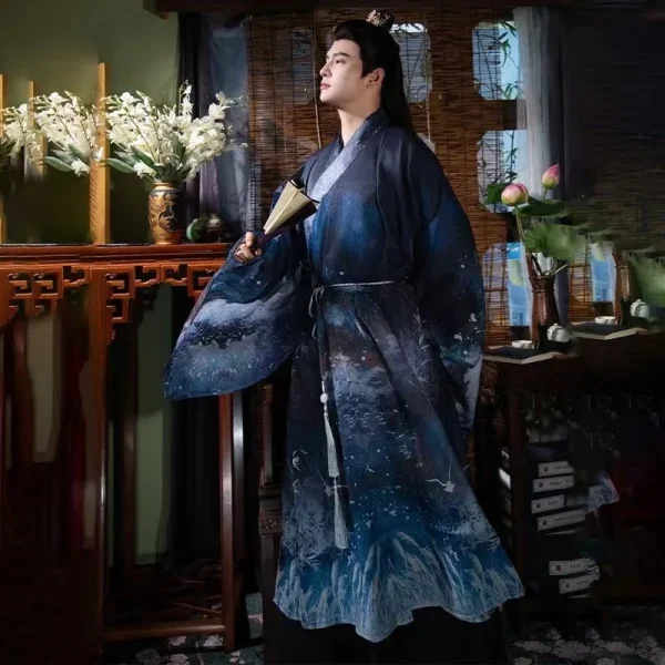 Kf S97b785f28b644d2cb362d8c10d39e0bex New Winter Spring Hanfu Men Women Chinese Ming Dynasty Printing Loose Fit Costume Ancient Noble Robe New Winter Spring Hanfu Men Women Chinese Ming Dynasty Printing Loose Fit Costume Ancient Noble Robe Xmas Party Stage Clothing