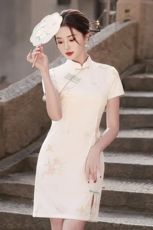 Kf S998511578cde48ffb7a83a1b0336aa45w Princesa Qianjin S Nuevo Verano Estilo Nacional Estilo Coreano Cáñamo Compuesto Una Sola Capa Cheongsam Falda Corta Princesa Qianjin S Nuevo Verano Estilo Nacional Estilo Coreano Cáñamo Compuesto Una Sola Capa Cheongsam Falda Corta para Gente Pequeña