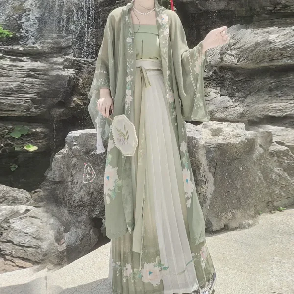 Kf S9b8b5b3f9330457e9b3795b8f5101f45b Hanfu Women Chinese Traditional Dress Cosplay Costume Ancient Song Dynasty Hanfu Dress Spring Summer 3pcs Green Hanfu Women Chinese Traditional Dress Cosplay Costume Ancient Song Dynasty Hanfu Dress Spring Summer 3pcs Green Sets Plus Size