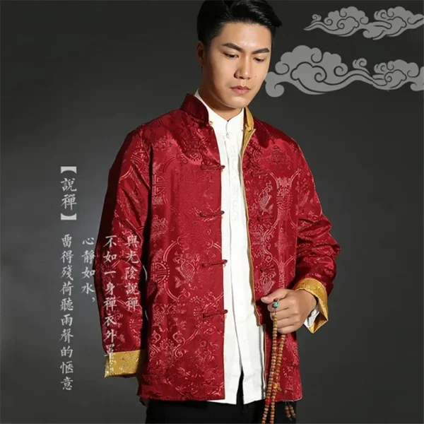 Kf S9bd644807e7445f7a9d7ae7dee95543b7 Chinese Traditional Uniform Top Kungfu Shirt For Men Tang Suit Jacket Mens Two On Each Side Chinese Traditional Uniform Top Kungfu Shirt for Men Tang Suit Jacket Mens Two On Each Side Towards The Bottom Of The Shirts