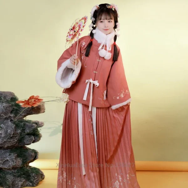 Kf S9bf5f05b544d4469af8febf417fb85039 Water Hanfu Women Winter Chinese Ancient Traditional Clothing Fairy Princess Cosplay Costume Retro Ming Dynasty Elegant Hanfu Women Winter Chinese Ancient Traditional Clothing Fairy Princess Cosplay Costume Retro Ming Dynasty Elegant