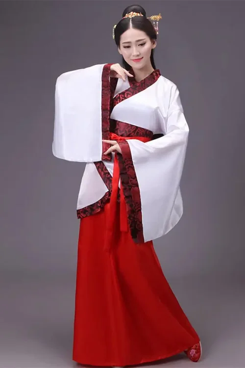 Kf S9e5f863a08784156a393bb8323f487eda Manga larga Hanfu Vestido largo Estilo antiguo Falda de actuación Vestido de baile con parches Tang traje chino Manga larga Hanfu Vestido largo Estilo antiguo Falda de actuación Vestido de baile con parches Tang traje chino.