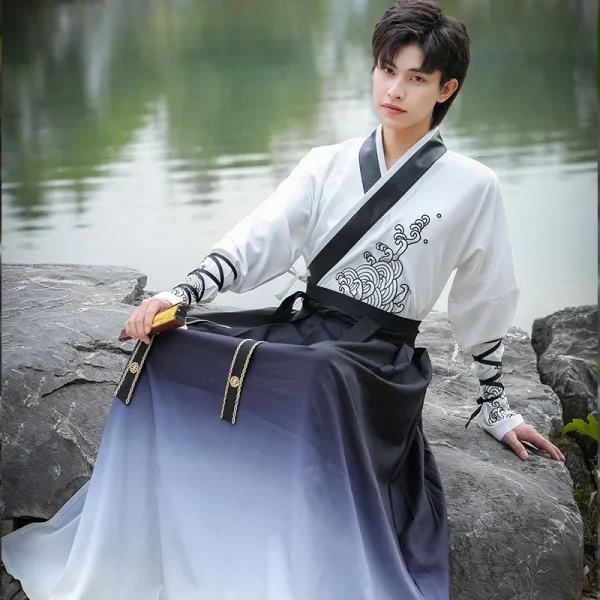 Kf S9e829cf9d14b49c7bcfb6e8554b49fe9z Original Hanfu Men S Clothing Chinese Traditional Embroidery Hanfu Dress Gradient Blue Hanfu Adult Cosplay Costume Original Hanfu Men's Clothing Chinese Traditional Embroidery Hanfu Dress Gradient Blue Hanfu Adult Cosplay Costume Plus Size 5XL