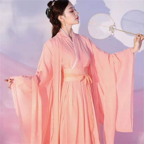 Kf S9f2ecde8126248c08b81e41cd75b2965l New Elegant Pink Casual Chinese Traditional Hanfu Dress For Women Cosplay Ancient Chinese Costume Song Dynasty New Elegant Pink Casual Chinese Traditional Hanfu Dress for Women Cosplay Ancient Chinese Costume Song Dynasty Clothes