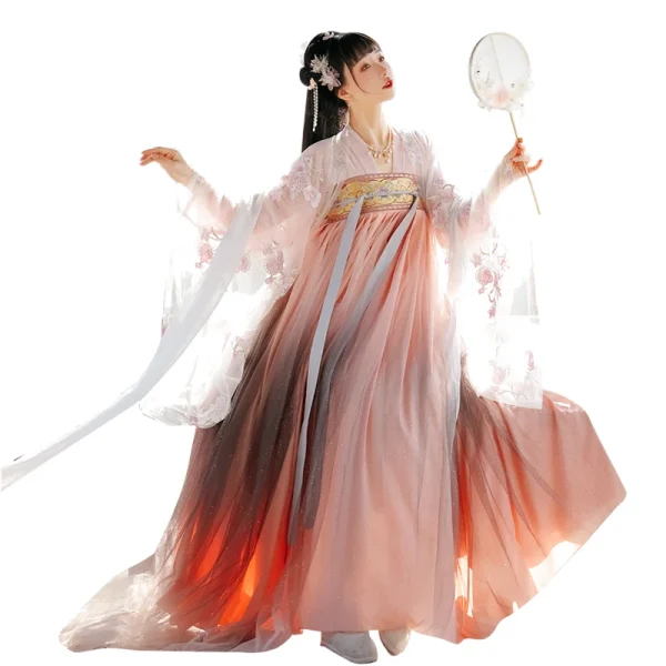 Kf S9f6e6d8f2fad44558feac98c9099f061v Chinese Dress Song Dynasty Hanfu Chest Length Skirt Elegant Fairy Wide Sleeved Hanfu Cosplay Summer 2022 Chinese Dress Song Dynasty Hanfu Chest-length Skirt Elegant Fairy Wide-sleeved Hanfu Cosplay Summer Victorian Clothing