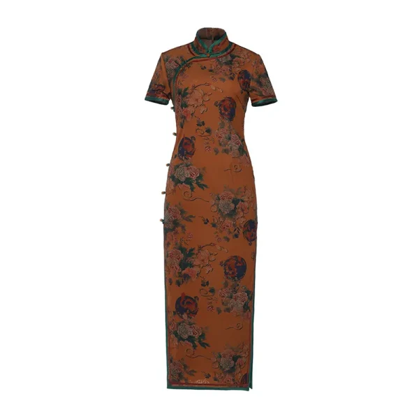 Kf Sa25d5771969d4e839dd163eb218a1a04z Yourqipao Hualuo Improved Cheongsam Elegant Temperament Long Catwalk Qipao Chinese Traditional Style Evening Dress For Women Improved Cheongsam Elegant Temperament Long Catwalk Qipao Chinese Traditional Style Evening Dress for Women