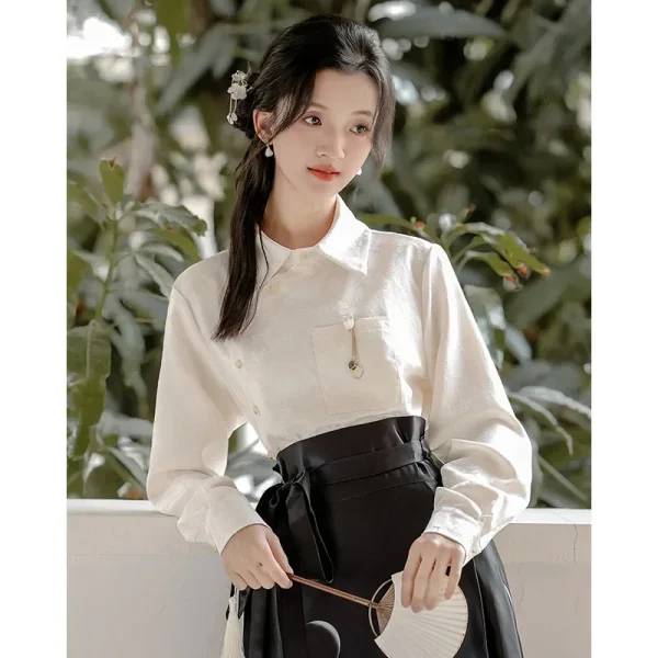 Kf Sa337608cb6d94087ba1df132339759a4d Traditional Chinese Clothes Autumn Improved Hanfu Long Sleeve Shirt Printed Horse Face Skirt Elegant Novelty Mamianqun Traditional Chinese Clothes Autumn Improved Hanfu Long Sleeve Shirt Printed Horse Face Skirt Elegant Novelty Mamianqun