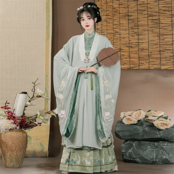 Kf Sa470b799598e4467a118a7139cdaa204f Embroidered Print Flower Oriental Clothing Chinese Traditional Hanfu Ming Dynasty Style Horse Face Skirt Fairy Cosplay Embroidered Print Flower Oriental Clothing Chinese Traditional Hanfu Ming Dynasty Style Horse Face Skirt Fairy Cosplay Costumes