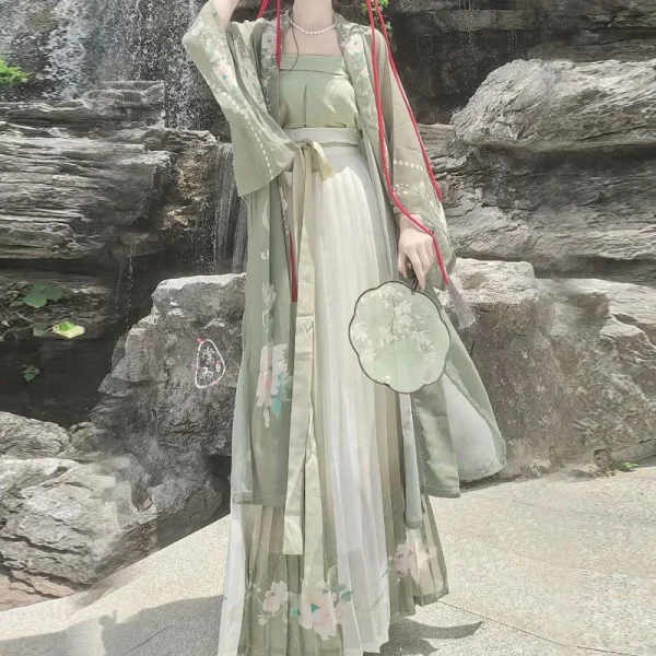 Kf Sa7214d76bf884101a4850f23124776b0d Hanfu Women Chinese Traditional Dress Cosplay Costume Ancient Song Dynasty Hanfu Dress Spring Summer 3pcs Green Hanfu Women Chinese Traditional Dress Cosplay Costume Ancient Song Dynasty Hanfu Dress Spring Summer 3pcs Green Sets Plus Size