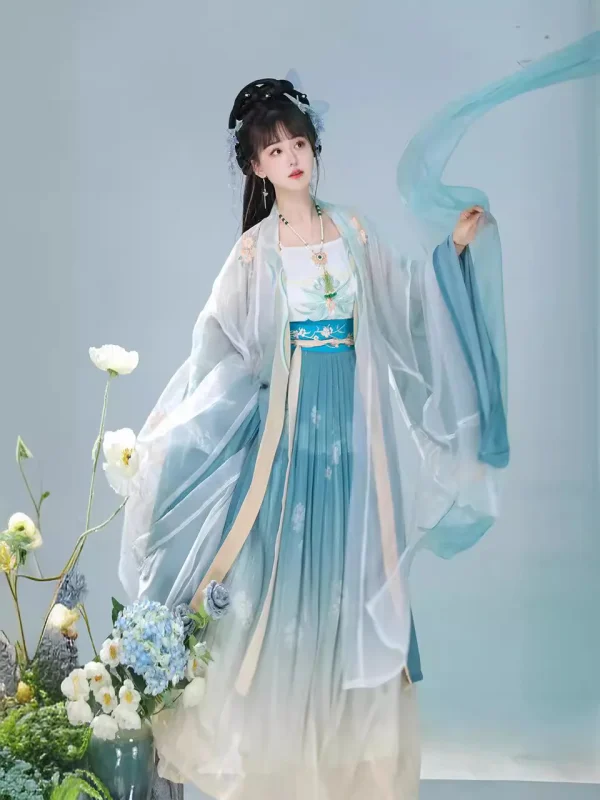 Kf Saa66fbe7bc3848cb95feda835e5b8716r 2024 Song Dynasty Original Hanfu Women S Chinese Style Improved Waist Filled Embroidery Ancient Style Suit Song Dynasty Original Hanfu Women's Chinese Style Improved Waist-filled Embroidery Ancient Style suit Spring and Summer