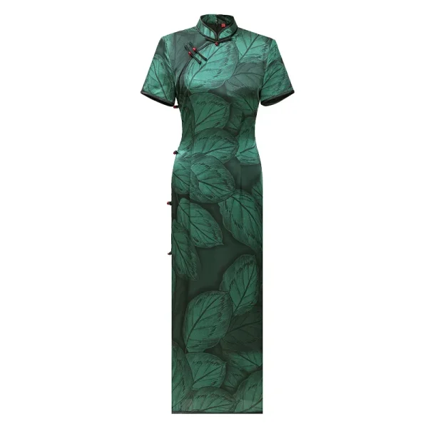 Kf Sacb2be04809f4570997f8c7405e6f5bam Summer Women S Improved Cheongsam Qipao High Quality Real Silk Dress Green Silk Retro Chinese Style Summer Women's Improved Cheongsam Qipao High Quality Real Silk Dress Green Silk Retro Chinese-Style High-End Women's Clothing