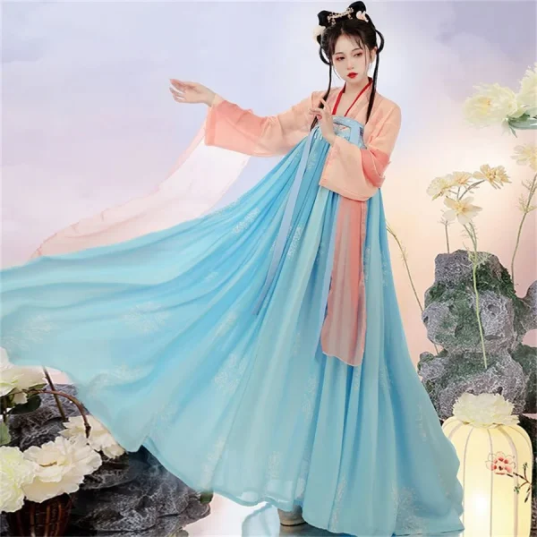 Kf Sad621a51f4cd4f3dbfdb05f0d9425decu Women Chinese Traditional National Hanfu Folk Fairy Dance Costume Clothing Lady Oriental Song Dynasty Daily Cosplay Women Chinese Traditional National Hanfu Folk Fairy Dance Costume Clothing Lady Oriental Song Dynasty Daily Cosplay Clothing