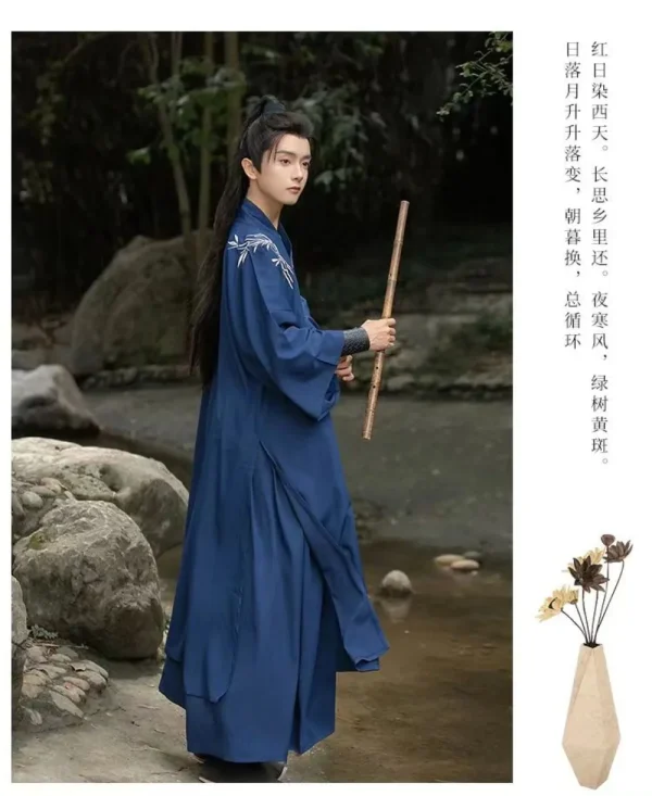 Kf Sad942f5551204478ab8afac5e36cfd69k Hanfu Song Dynasty Outfits Men Black Blue Hanfu Men S Chinese Traditional Chinese Traditional Clothes For Hanfu Song Dynasty Outfits Men Black Blue Hanfu Men's Chinese Traditional Chinese Traditional Clothes for Men for Cosplay