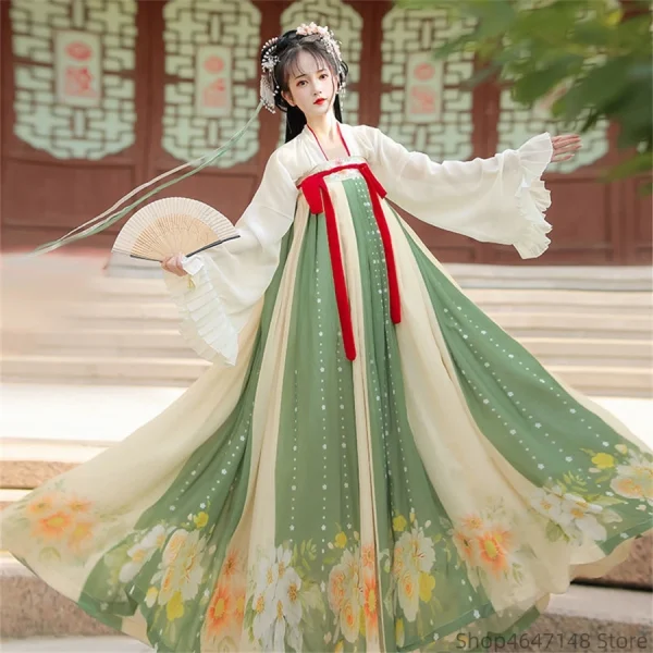 Kf Saea456baa71d47fba371f17eb550c5bch Hanfu Dress Women Ancient Chinese Song Dynasty Hanfu Set Female Cosplay Costume Party Spring Summer Hanfu Hanfu Dress Women Ancient Chinese Song Dynasty Hanfu Set Female Cosplay Costume Party spring summer Hanfu Dress Sets For Women