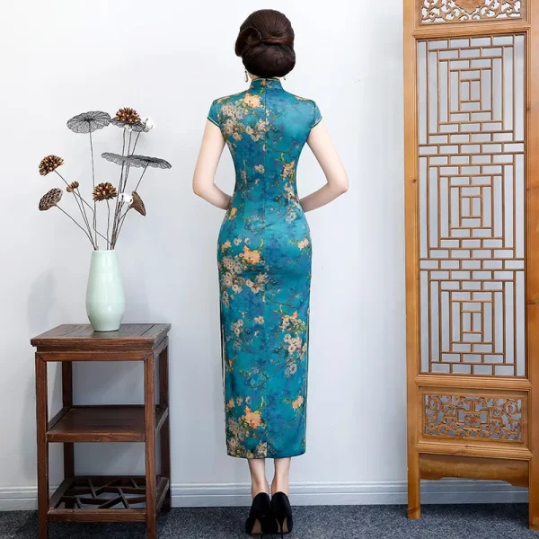 Kf Sb1e805c728244cd6b1e4091919a3453cq Vintage Long Qipao Printed Slim Cheongsam Plus Size 3xl 4xl 5xl Qipaos Chinese Traditional Dresses Female Vintage Long Qipao Printed Slim Cheongsam Plus Size 3XL 4XL 5XL Qipaos Chinese Traditional Dresses Female Blue Floral Vestidos