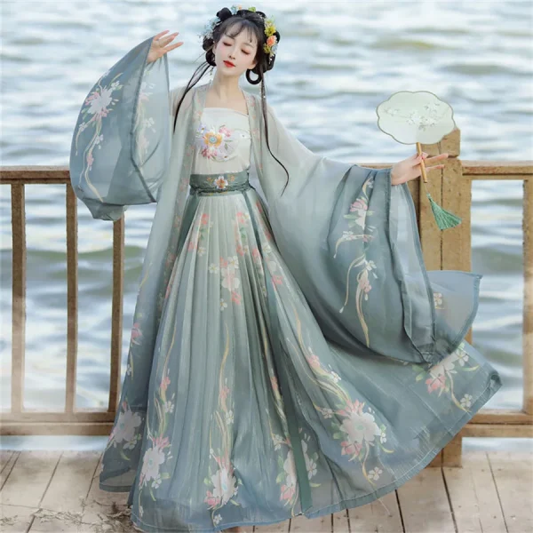 Kf Sb59d0c442323426b9521627ea59660dbh Ancient Traditional Chinese Women Elegant Hanfu Dress Fairy Embroidery Stage Folk Dance Costume Retro Song Dynasty Ancient Traditional Chinese Women Elegant Hanfu Dress Fairy Embroidery Stage Folk Dance Costume Retro Song Dynasty 3 Piece Sets