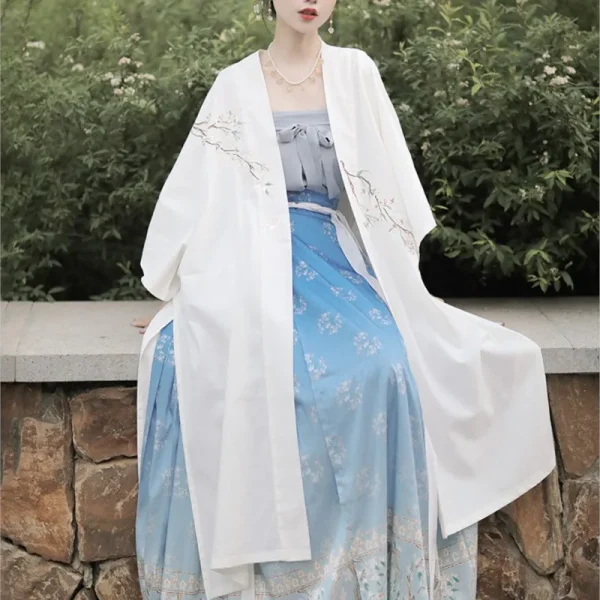 Kf Sbaa8826322f242e0adddb9f3860988d3u Original Hanfu Song Embroidered Beizi Hundred Folded Skirt Four Piece Elegant Daily Spring And Summer Chinese Original Hanfu Song Embroidered Beizi Hundred-Folded Skirt Four-Piece Elegant Daily Spring And Summer Chinese Hanfu