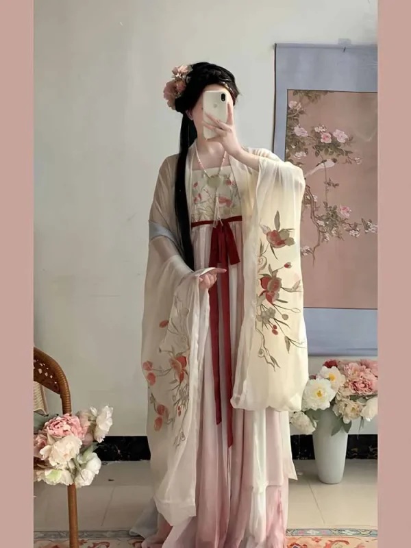 Kf Sbafa8b70921d43f3a9f829030796fe37l Hanfu Dress Women Chinese Traditional Vintage Embroidery Hanfu Female Halloween Cosplay Costume Summer Dress Gradient Pink Hanfu Dress Women Chinese Traditional Vintage Embroidery Hanfu Female Halloween Cosplay Costume Summer Dress Gradient Pink Hanfu