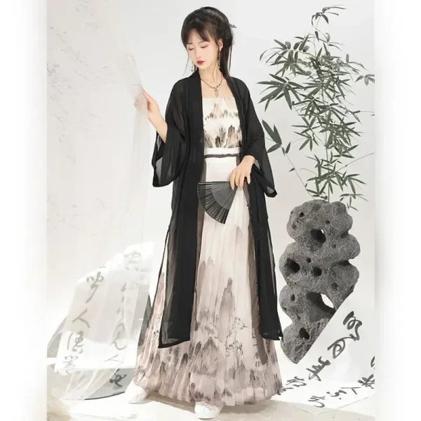 Kf Sbc7341bebcc644b5b0db33d258053dddl Chinese Song Dynasty Embroidery Hanfu Coat Three Piece Set Daily Women Chinese Improved Hanfu Chinese Cosplay Chinese Song Dynasty Embroidery Hanfu Coat Three Piece Set Daily Women Chinese Improved Hanfu Chinese Cosplay Hanfu Costume