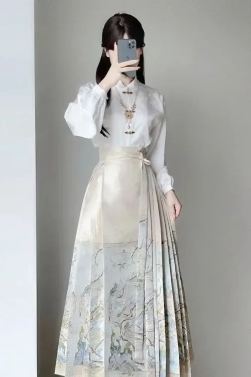 Kf Sbe5436f68a0f493a8818c1e52465e553h Hanfu Original Horse Face Pony Skirt Chinese Horse Face Skirt Ming Dynasty Woman Chinese Traditional Skirt Hanfu Original Horse Face Pony Skirt Chinese Horse Face Skirt Ming Dynasty Woman Chinese Traditional Skirt Modernized