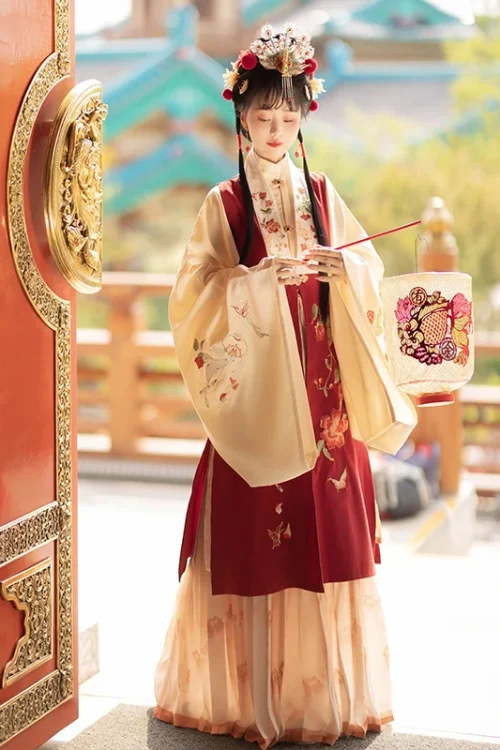 Kf Sc230f0bc19dd461d869e9e1f81792559e Ming Dynasty Made Hanfu Women S Stand Collar Large Sleeved Shirt Daily Women S New Chinese Ming Dynasty Made Hanfu Women'S Stand Collar Large Sleeved Shirt Daily Women'S New Chinese Hanfu Suit In Autumn And Winter Hanfu