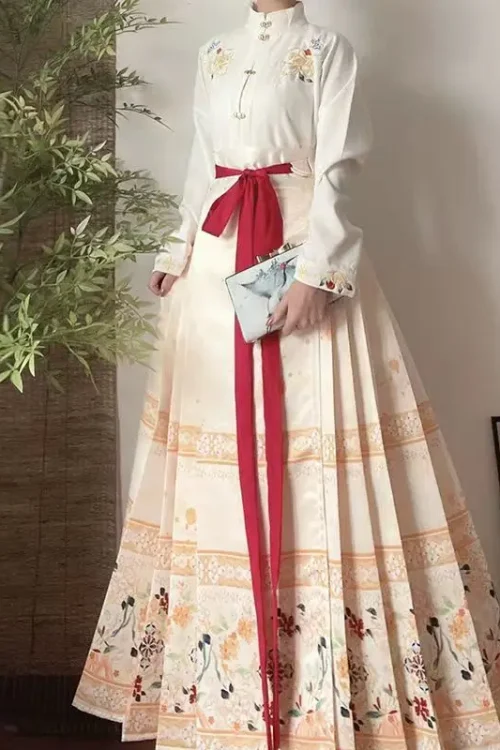 Kf Sc30ac8f21dc948a3a5cd5187e3705860m Roupas estilo chinês Mulheres asiáticas Robe tradicional Horse Face Skirts Midi Mamianqun Chinese Wrap Skirt Hanfu Roupas estilo chinês Mulheres asiáticas Robe tradicional Horse Face Skirts Midi Mamianqun Chinese Wrap Skirt Hanfu Long Red Skirt