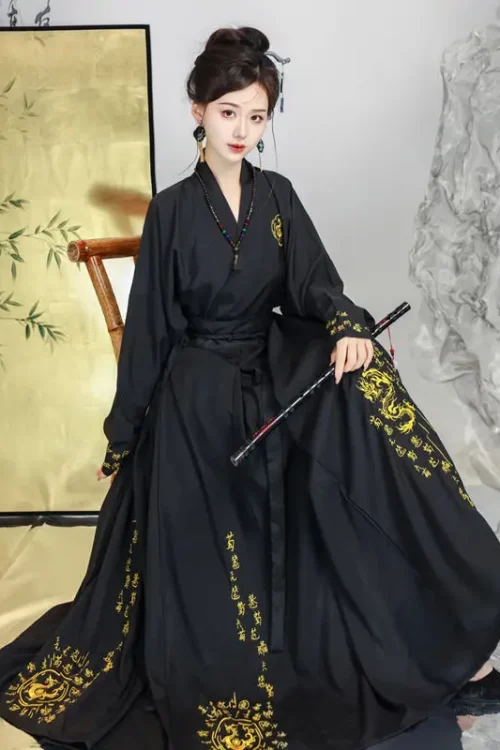 Kf Sc4b2f5b8755542188c98761cdea97fc5s Chinese Traditional Hanfu Embroidery Cosplay Costume Dresses Women Song Dynasty Black Sets Cool Retro Hanbok Girl Chinese Traditional Hanfu Embroidery Cosplay Costume Dresses Women Song Dynasty Black Sets Cool Retro Hanbok Girl Folk Dance