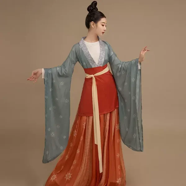 Kf Scb910942345749be9116c1c12e9999dci Hanfu Women S South And North Dynasty Large Sleeved Waist Length Skirt Ancient Costume Restored Spring Hanfu Women's South-and-north Dynasty Large-sleeved Waist-length Skirt Ancient Costume Restored Spring And Autumn