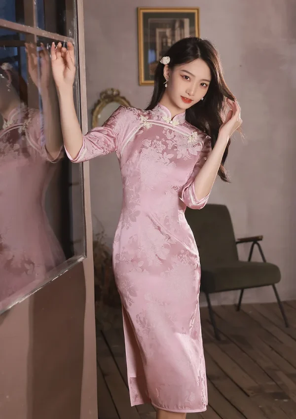 Kf Scd6fcb4c5a8d4135bf3beb24e0f74f13b Long Improved Qipao 2023 Temperament Fashion Young Girls Dress Chinese Style Evening Cheongsam Dress Modern For Long Improved Qipao Temperament Fashion Young Girls Dress Chinese Style Evening Cheongsam Dress Modern For Women Summer