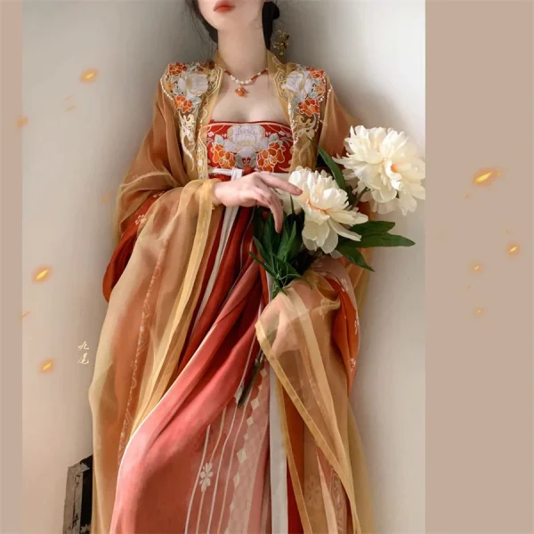 Kf Sce28ba84144044bfa0cf6540562b844da Chinese Hanfu Dress Carnival Fairy Cosplay Dress Embroidered Ancient Costume Pink Loose Sleeved Fairy Elegant Woman Chinese Hanfu Dress Carnival Fairy Cosplay Dress Embroidered Ancient Costume Pink Loose-sleeved Fairy Elegant Woman Dance Dress