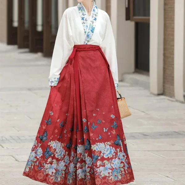 Kf Scf044e77a116411b929214ab8fb42f20m Original Hanfu Skirt Set Chinese Style Ming Dynasty Horse Face Skirt Chinese Retro Dress Mamianqun Elegant Original Hanfu Skirt Set Chinese Style Ming Dynasty Horse Face Skirt Chinese Retro Dress Mamianqun Elegant Traditional Costume