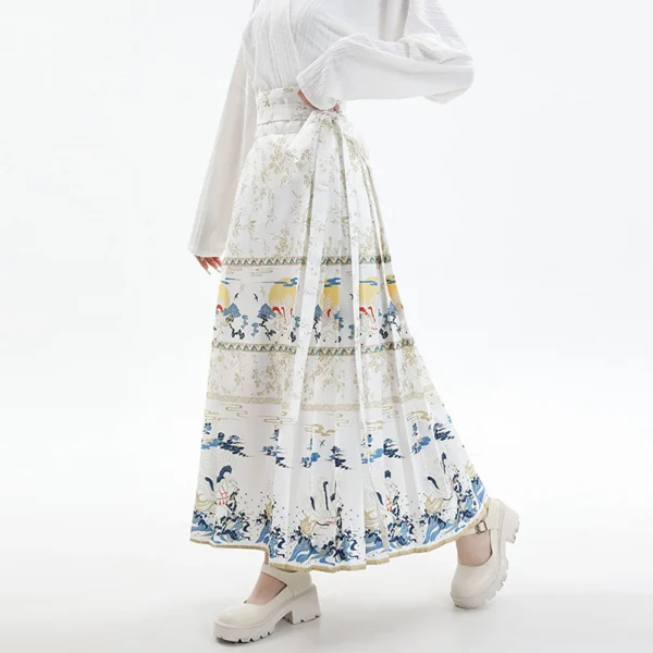 Kf Sd091f4faf1d2429d99d64e437397d923f Original Hanfu Skirt Chinese Style Costume Mamianqun Ming Dynasty Weaving Gold Horse Face Skirt Chinese Dress Original Hanfu Skirt Chinese Style Costume Mamianqun Ming Dynasty Weaving Gold Horse Face Skirt Chinese Dress Vest Skirt