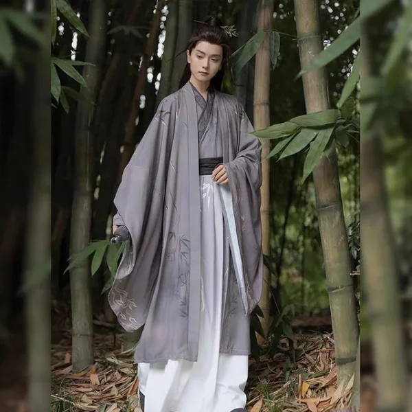 Kf Sd3ecc7727098455bafcdfd8fc847e25du.jpg 640x640.jpg Original Chinese Hanfu Men Women Weijin Period Ancient Printing Costume Niche Vintage Students Class Cosplay Uniform Hanfu Dress